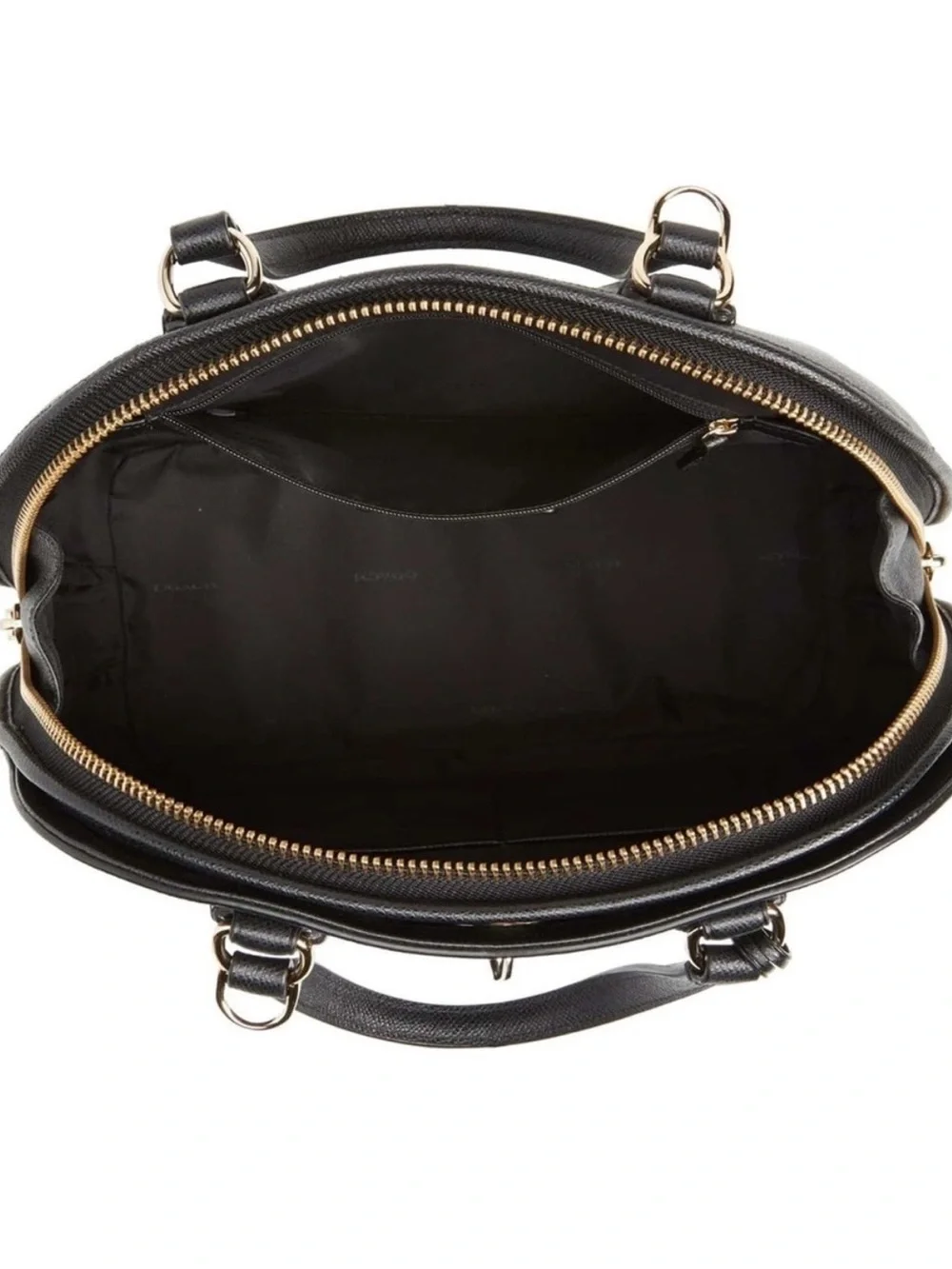 COACH Prince Street Satchel Black Leather Bag